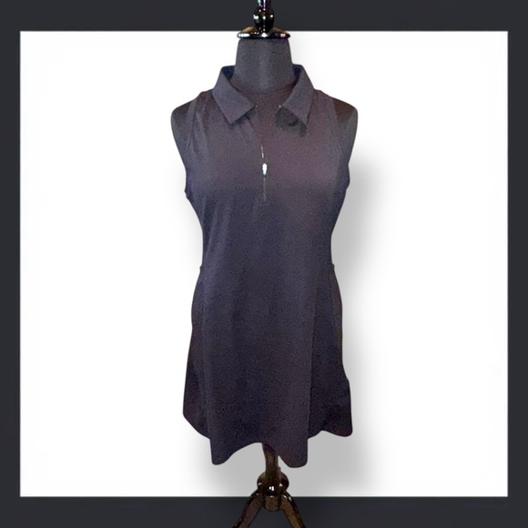 ZELLA Sport Sleeveless Polo Dress & Shorts - Women’s XXL Black - Picture 15 of 15